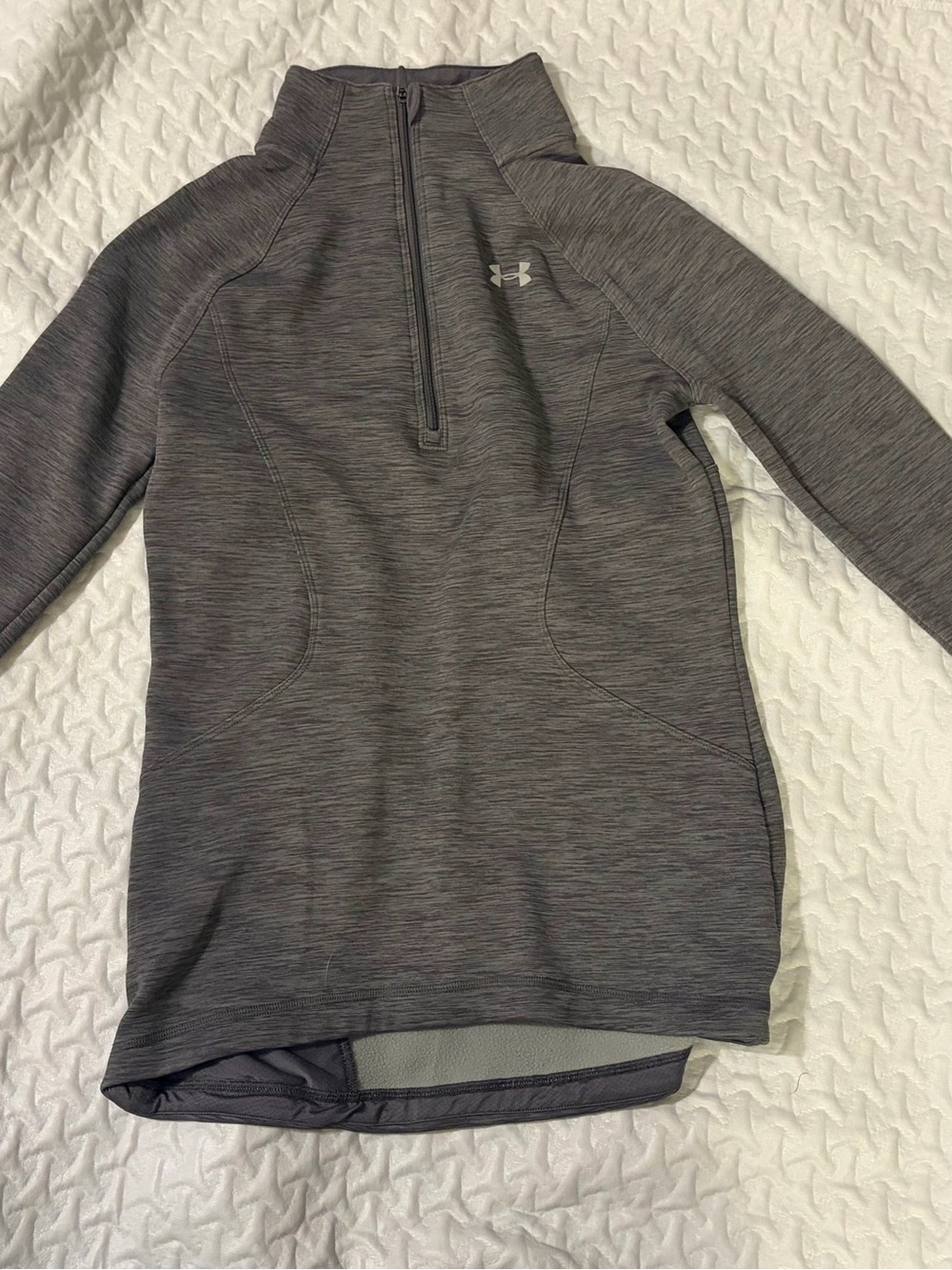 Under Armour Women’s Dark Heather Gray Half-Zip Pullover